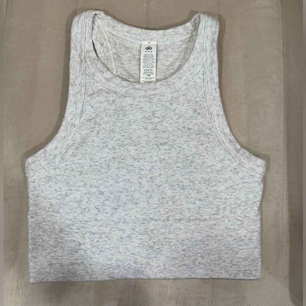ALO Yoga Light Gray Tank Top